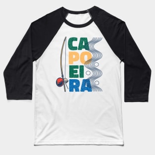 Capoeira Brazilian Martial Arts Berimbau Musical Instrument Baseball T-Shirt